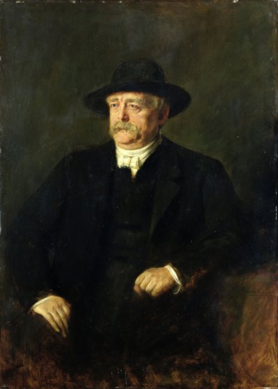 Chancellor Otto von Bismarck (1815-98), 1849 by Franz Seraph von Lenbach